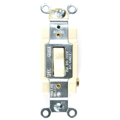 Cooper Wiring Devices CSB115V Switch Toggle SP 15A 120/277V B/Swire IV