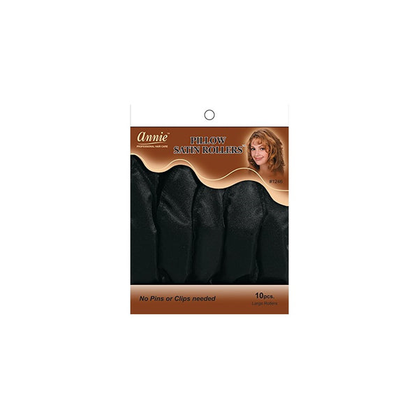 Annie Pillow Satin Rollers, Large, 10 Count