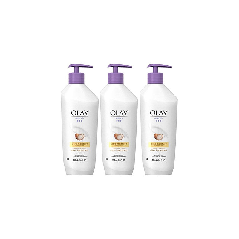 OLAY Quench Body Lotion Ultra Moisture 11.80 oz (Pack of 3)