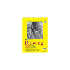 Strathmore 340-11 300 Series Drawing Pad, 11"x14" Wire Bound, 50 Sheets