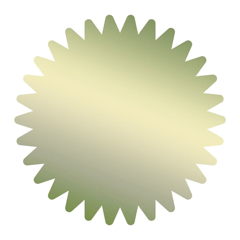 Great Papers! Starburst Gold Foil Certificate Seal, 1.75", 100 Count (949351)