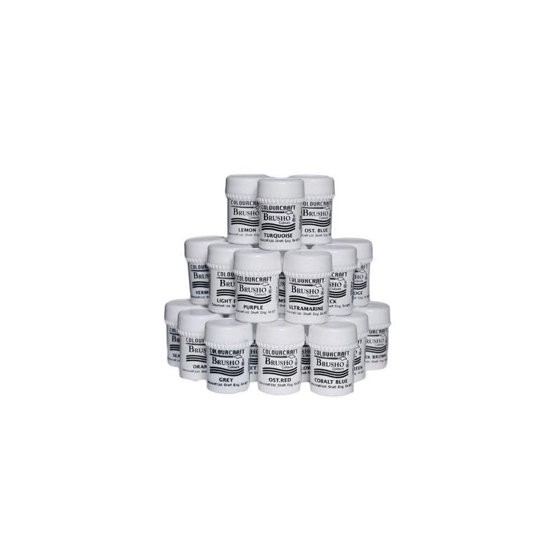 Brusho by Colourcraft Brusho Crystal Set 24 Color Colour