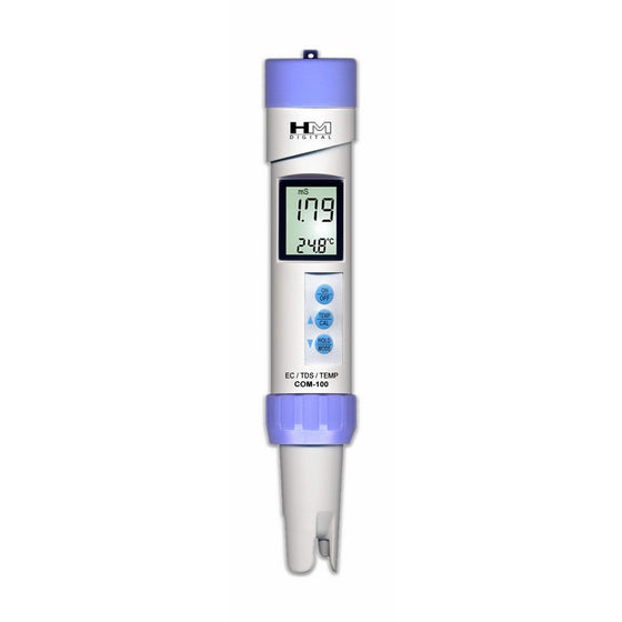 HM Digital COM100 Waterproof EC/TDS And Temperature Combo Meter