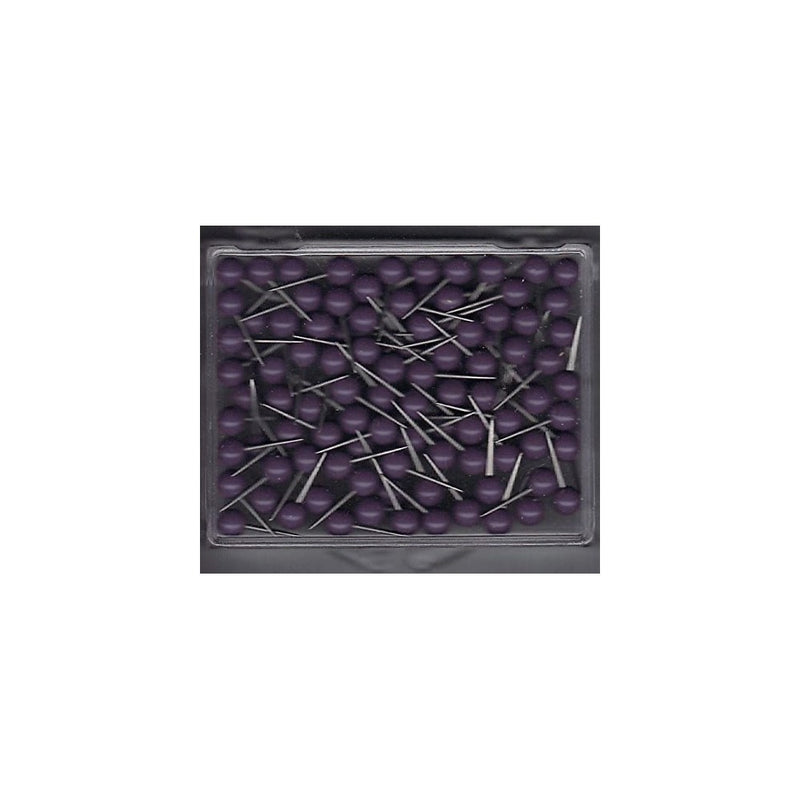 1/8 Inch Map Tacks - Purple