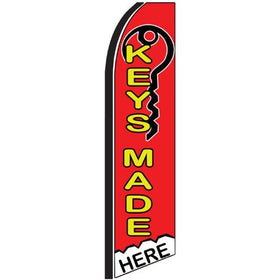 Keys Made Here Swooper Flag