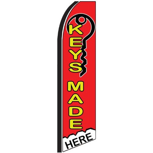 Keys Made Here Swooper Flag