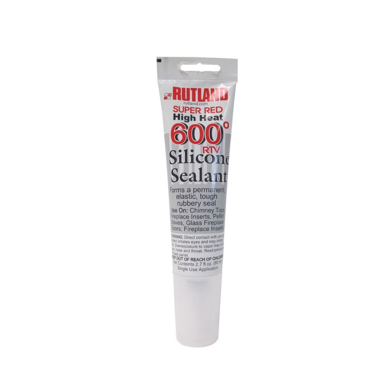 Rutland 600-Degree RTV Silicone Seal Tube, 2.7-Ounce, Super Red