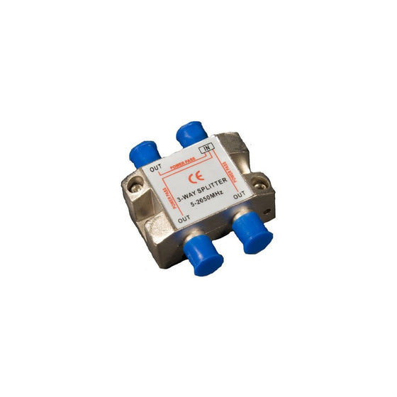 Morris 45044 3 Way Splitters with Ground Block Satellite, 5-2050 MHz