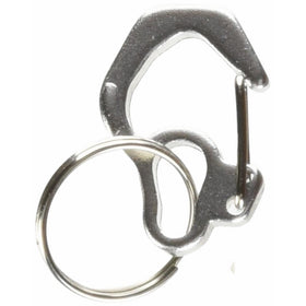 Rubit The Easy Dog Tag Curve Shape Switch Clip, Small, 0.85-Inch Diameter, Silver