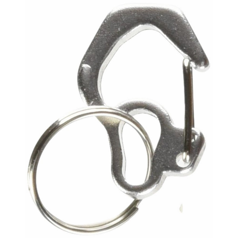 Rubit The Easy Dog Tag Curve Shape Switch Clip, Small, 0.85-Inch Diameter, Silver