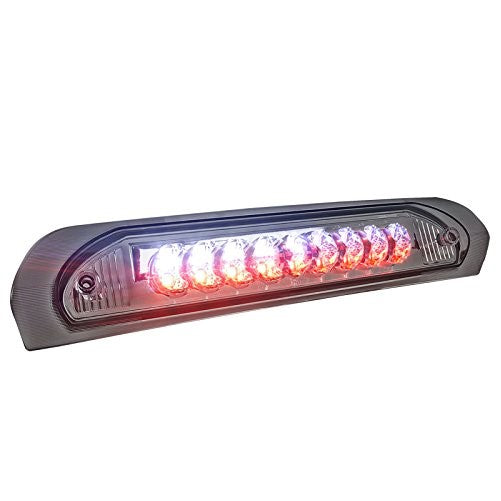Spec-D Tuning LT-RAM02RBGLED-CY Dodge Ram 1500 Standard Crew Exteneded Smoked Lens 3Rd Third Led Brake Light