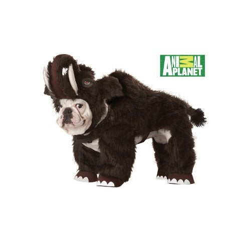 Animal Planet Wooly Mammoth Dog Costume, X-Small, Brown