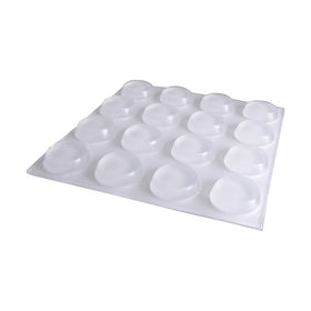 Shepherd Hardware 9967 Self Adhesive Vinyl Bumpers, Clear