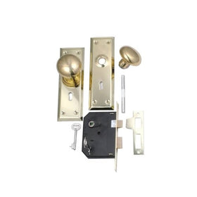 Belwith Products 1129 Knob/Mortise Lock, Brass
