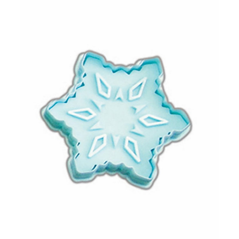 CybrTrayd RM-0403 R&M Snowflake 2.75" Cookie Stamper, Blue