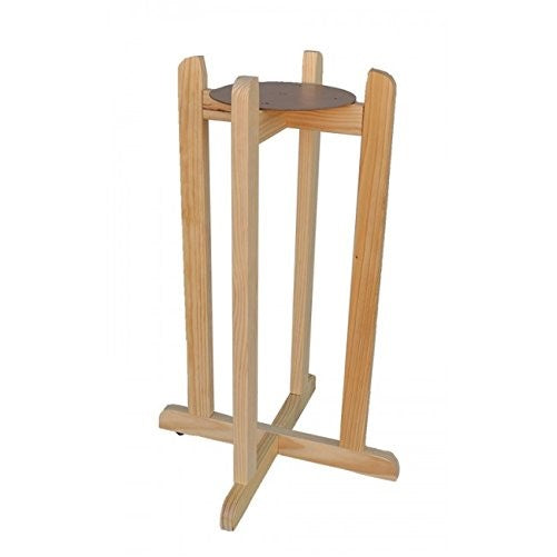 For Your Water 30" Wood Painted Water Dispenser Crock Stand -Natural Wood Paint