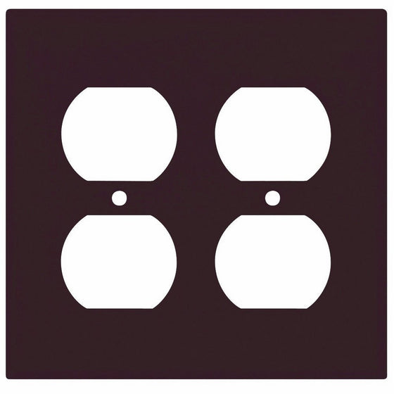 Cooper Wiring Pj82b 2g Receptacle Plate - Brown (Pack Of 20)