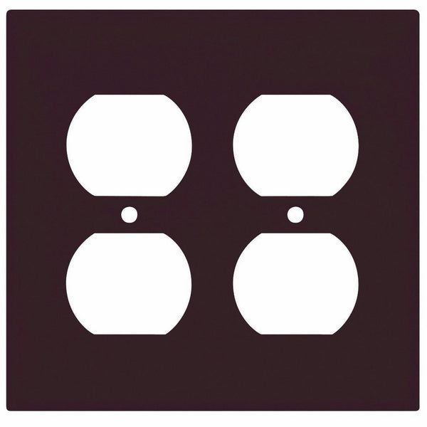 Cooper Wiring Pj82b 2g Receptacle Plate - Brown (Pack Of 20)