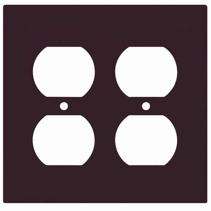 Cooper Wiring Pj82b 2g Receptacle Plate - Brown (Pack Of 20)