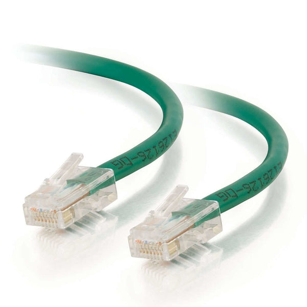 C2G/Cables to Go 00541 Cat5E Non-Booted Unshielded (UTP) Network Patch Cable, Green (12 Feet/3.65 Meters)