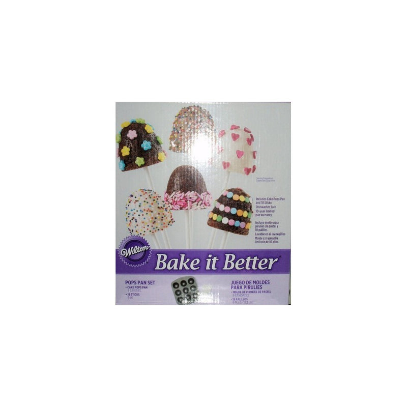 Wilton Bake It Better Cake Pops Pan Kit