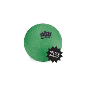 8.5 Inch Official Size Dodge Ball with Textured Grip by Crown Sporting Goods (Green)