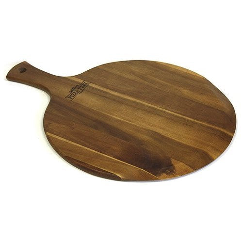 Mountain Woods Gourmet Acacia Hardwood Pizza Peel/Cutting Board/Serving Tray, Large