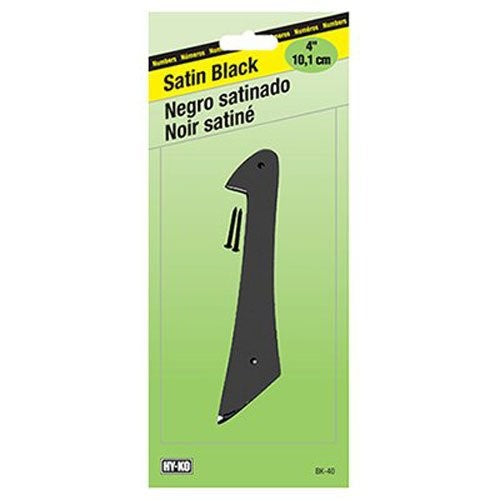 HY-KO PROD BK-40/1 4" Zinc #1 Black/Nails