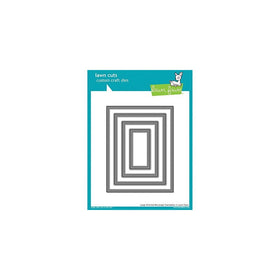 Lawn Fawn Lawn Cuts Custom Craft Die - Large Stitched Rectangle (LF767)
