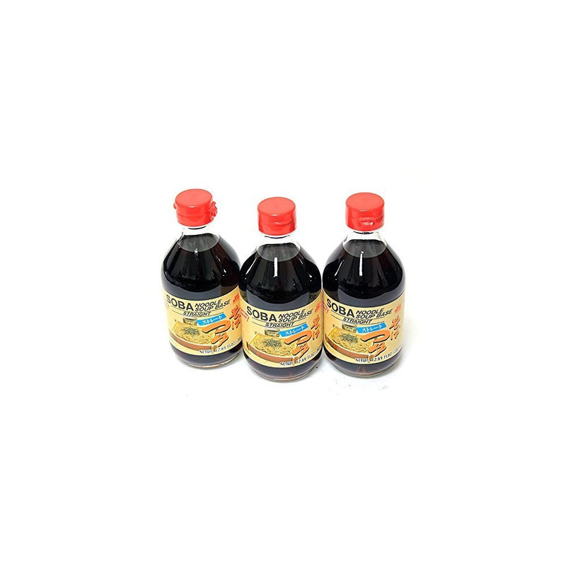 Shirakiku - Soba Noodle Soup Base (Tsuyu) 12.17 Fl. Oz. (3 Pack)
