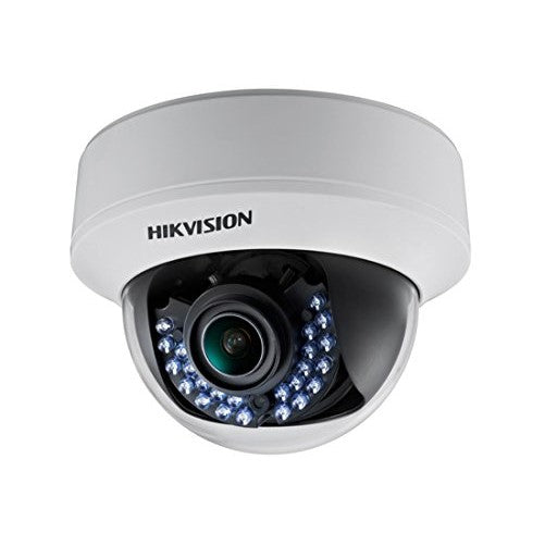 Hikvision USA DS-2CE56C5T-AVFIR Camera, Indoor Dome, HD720P, 2.8-12 mm