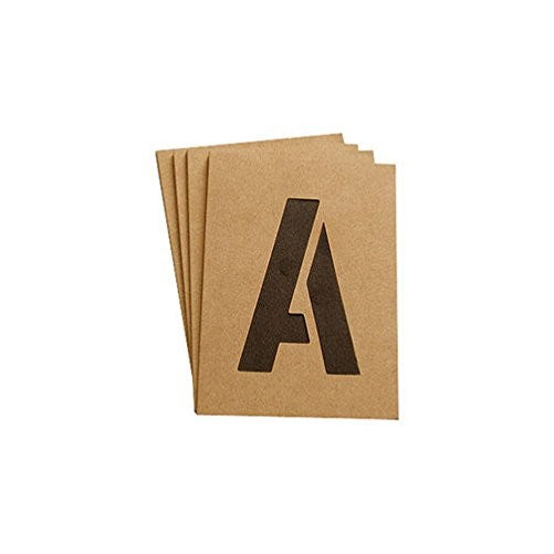 Hy-Ko ST-2 2" Reusable Carded Number & Letter Stencil