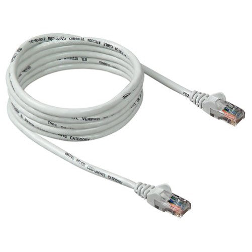 Belkin RJ45 Category-5e Snagless Molded Patch Cable (White, 25 Feet)