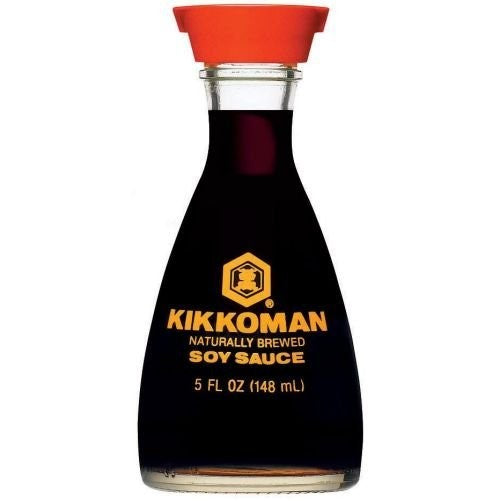 Kikkoman Soy Sauce, 5 Ounce - 12 per case.