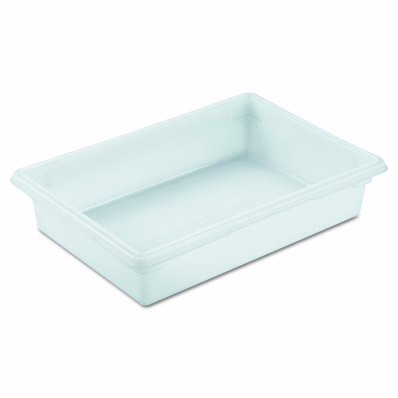 Rubbermaid Commercial 3508WHI Food/Tote Box, 8.5gal, 26w x 18d x 6h, White