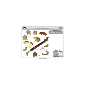 Johnson Prod. 1601218P 100% Full Access Folding Door Hardware Set