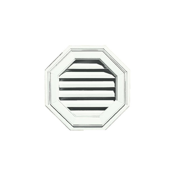 Builders Edge 120011818001 18" Octagon Vent 001, White