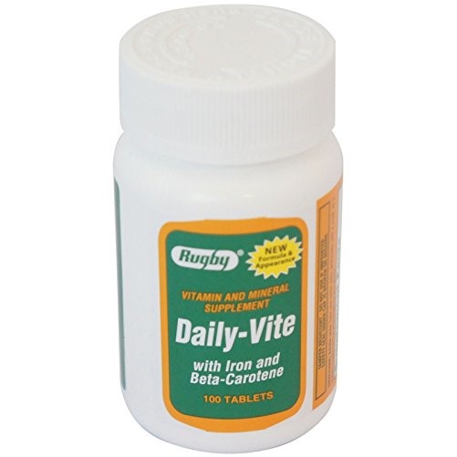 DAILY VITAMIN TB W/IRON RUG Size: 100