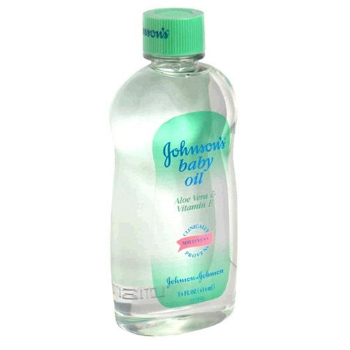 Johnson's Baby Oil with Aloe Vera & Vitamin E, 14 oz