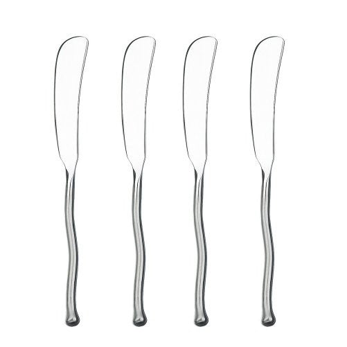 Gourmet Settings Exotique Platinum Stainless Steel Spreaders set of 4