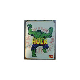 The Incredible Hulk Tin Sign 12 x 16in