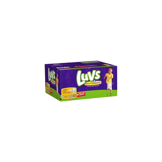 Luvs With Ultra Leakguards Size 5 Diapers 150 Count