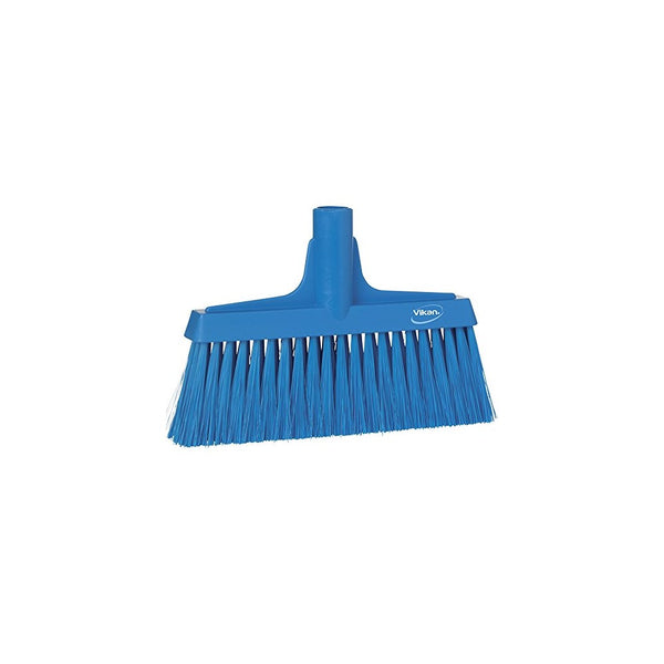 Vikan 31043 Fine Sweep Floor Broom Head, Polypropylene Block, 10-1/4" Polyester Bristle, Blue