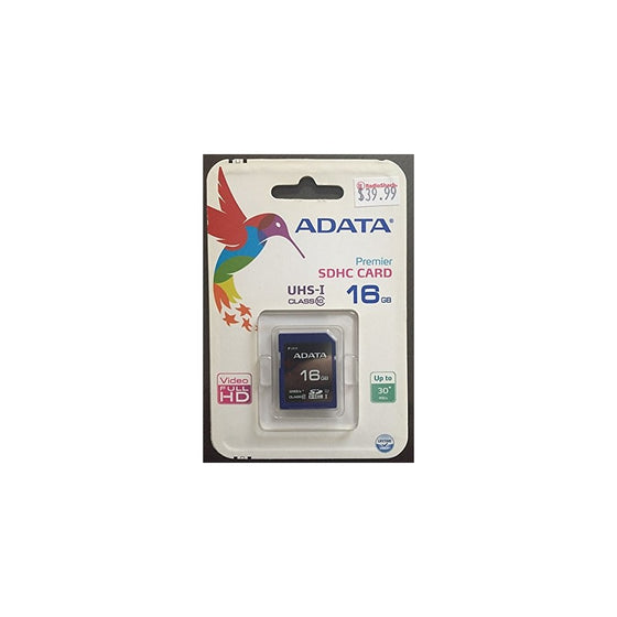 A-Data 16 GB Class 10 SDHC Flash Memory Card 16GSDHC10 (Blue)