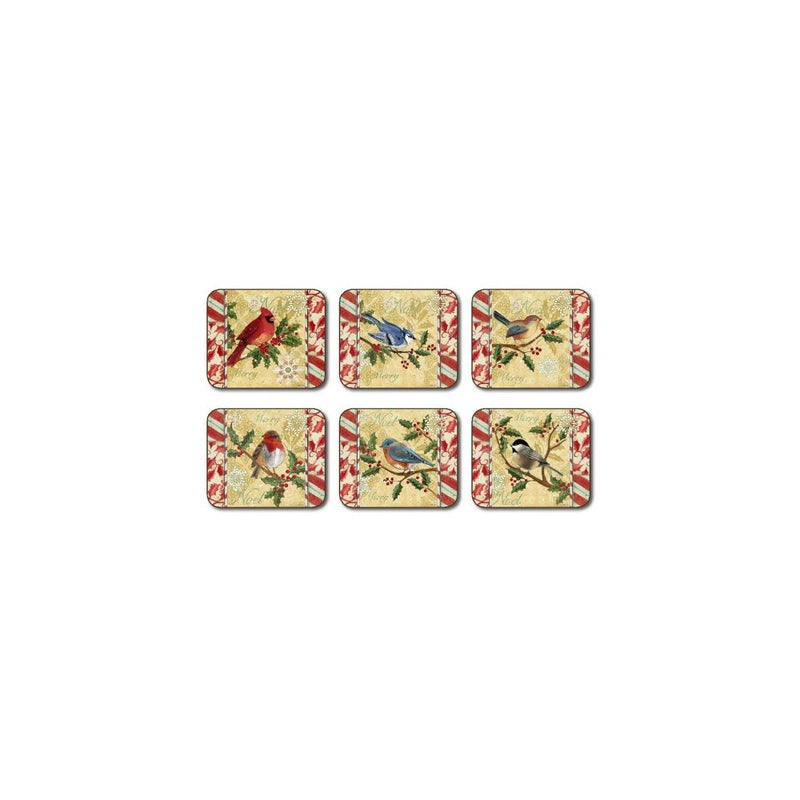 Jason Winter Birds Coasters - Set of 6