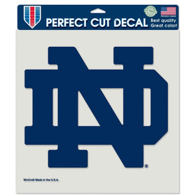NCAA Notre Dame Fighting Irish 8-by-8 Inch Diecut ND Logo Colored Decal