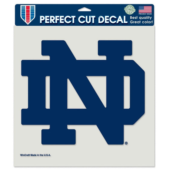 NCAA Notre Dame Fighting Irish 8-by-8 Inch Diecut ND Logo Colored Decal