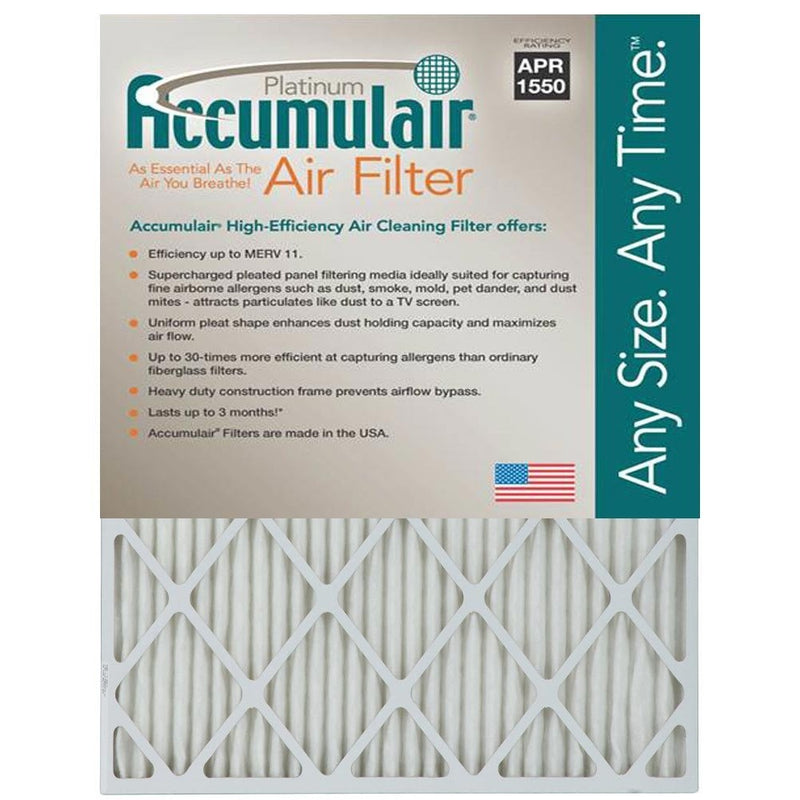 14x25x4 (13.5x24.5x3.75) MERV 11 Aftermarket Accumulair Replacement Filter