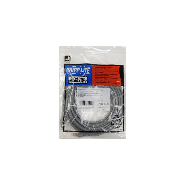 Tripp Lite Cat6 Gigabit Snagless Molded Patch Cable (RJ45 M/M) - Gray, 15-ft.(N201-015-GY)