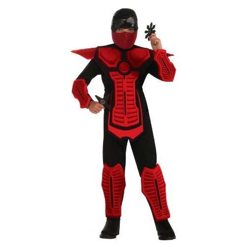 Child's Red Ninja Costume, Medium